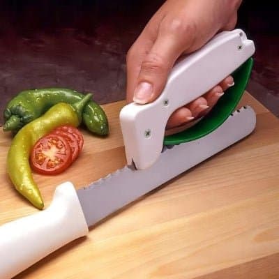 Aiguiseur Couteau Professionnel -lame dentelée, Cuisinezchezvous.com