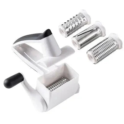 Râpe à Fromage Rotative à Manivelle 3 en 1 – EasyCut™ - Cuisinezchezvous.com