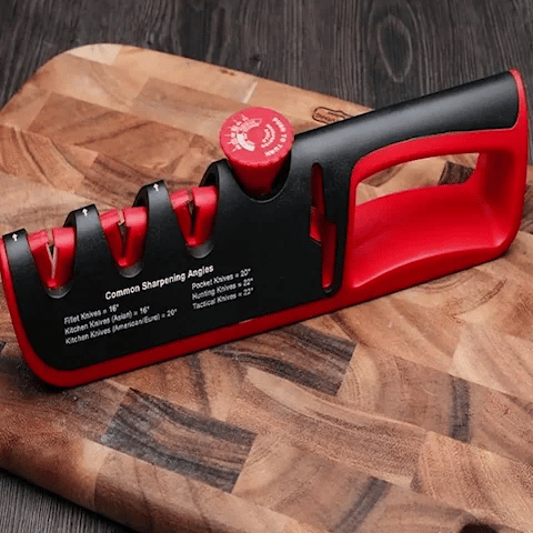 Fentes d'aiguisage en tungstène, céramique et diamant pour couteaux et ciseaux