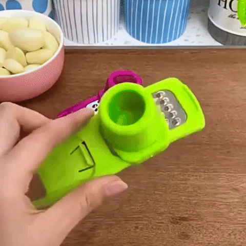 Presse ail ergonomique Garlic™ mécanisme de pressage détail - Cuisinezchezvous.com