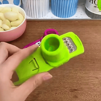 Presse ail ergonomique Garlic™ mécanisme de pressage détail - Cuisinezchezvous.com