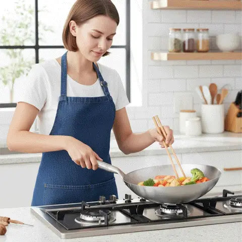 Wok HeatPro™ compatible induction toutes plaques - Cuisinezchezvous.com