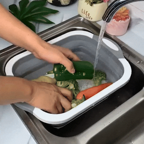 Planche a decouper pliable en silicone haute qualité.