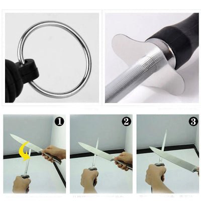 Affuteur de Couteau |Acier Carbone Professionnel - Cuisinezchezvous.com