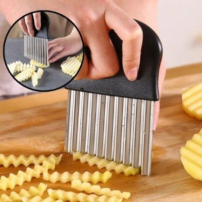 Coupe Légumes Ondulé | EasyCut™ EasyCut avec couteau de cuisine - Cuisinezchezvous.com