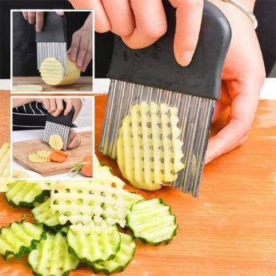 Coupe Légumes Ondulé | EasyCut™EasyCut coupe quadrillee variee - Cuisinezchezvous.com