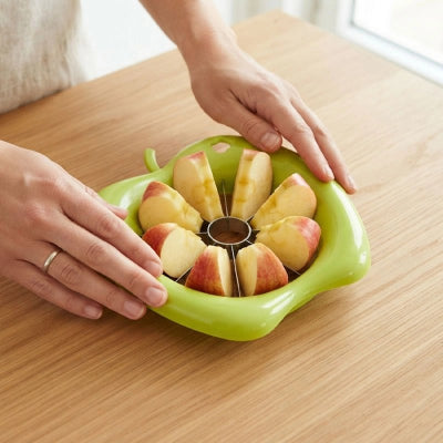 Coupe pomme​ vert avec 8 lames tranchantes