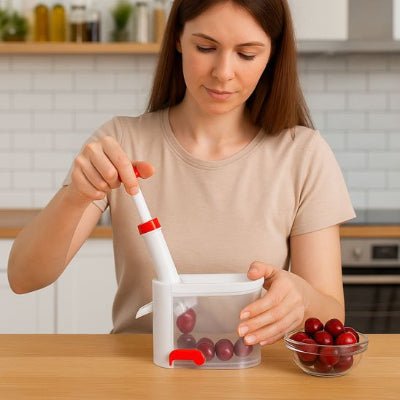 Dénoyauteur de cerise | Rapide et Pratique EcoPeel™ - Cuisinezchezvous.com