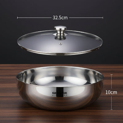 Marmite acier inox 304 6L accessoire cuisine professionnel - Cuisinezchezvous.com