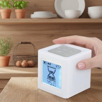 Utilisation de la minuterie cube par simple rotation pour lancer un compte à rebours