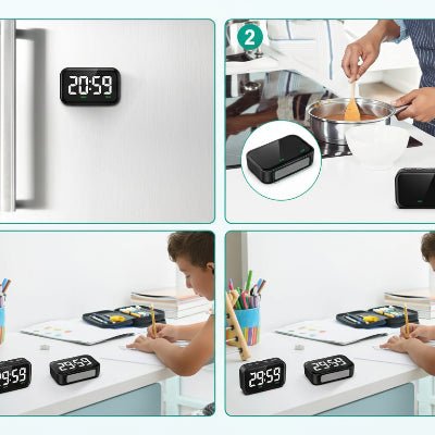 Minuteur de cuisine MemorySound ChronoKitchen™ magnétique - Cuisinezchezvous.com