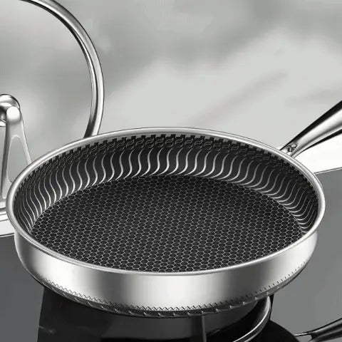 Poele HeatPro™ manche ergonomique résistant à la chaleur - Cuisinezchezvous.com