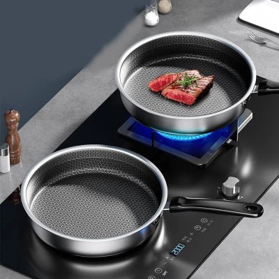Poêle Inox HeatPro™ | Poele Inox Cuisson Professionnelle Toutes Plaques - Cuisinezchezvous.com