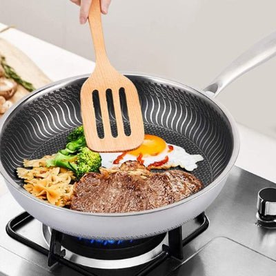Poêle Inox HeatPro™ | Poele Inox Cuisson Professionnelle Toutes Plaques - Cuisinezchezvous.com