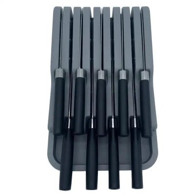 Détail des compartiments du porte couteau OrganizPro - Cuisinezchezvous.com