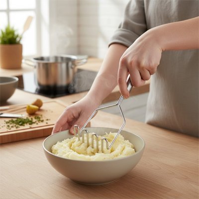 Presse Puree | Ergonomique Inox EasyCut™ - Cuisinezchezvous.com