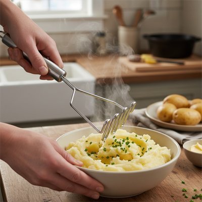 Presse Puree | Ergonomique Inox EasyCut™ - Cuisinezchezvous.com