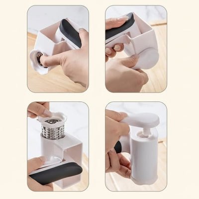 Râpe à Fromage Rotative à Manivelle 3 en 1 – EasyCut™ - Cuisinezchezvous.com