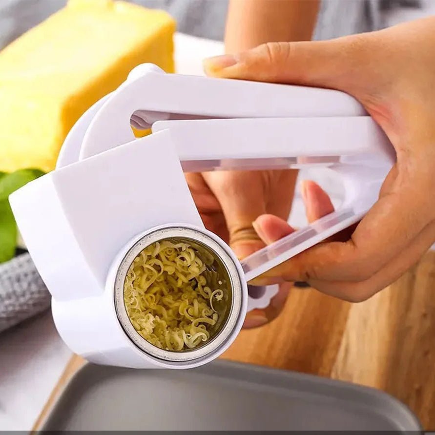 Râpe à fromage rotative - blanche