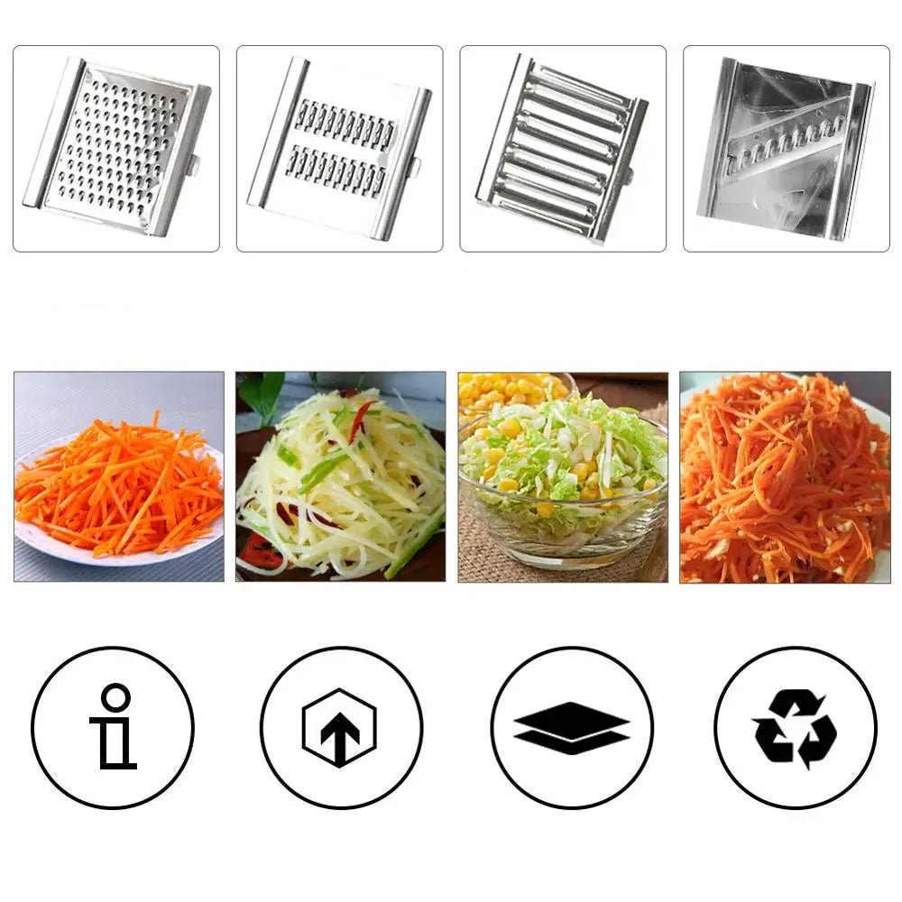 Rape Legumes 4 - en - 1 | Acier Inoxydable EasyCut™ - Cuisinezchezvous.com