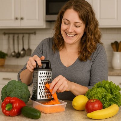 Râpe pour Carottes | Inox Premium EasyCut™ - Cuisinezchezvous.com