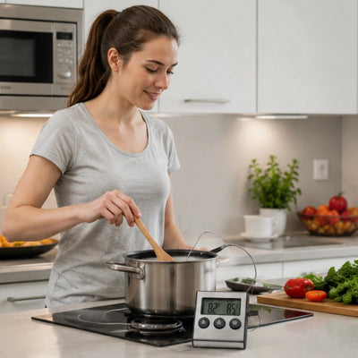 Thermomètre de cuisson avec une sonde