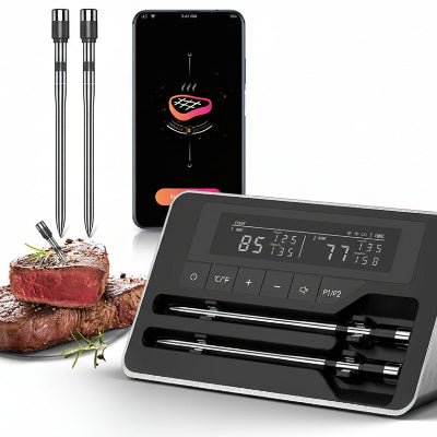 Thermomètre de cuisson Bluetooth sans fil vue de face - Cuisinezchezvous.com
