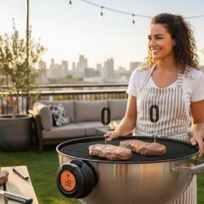 Thermomètre de cuisson utile à l'extérieur comme à l'intérieur Cuisinez chezvous.com
